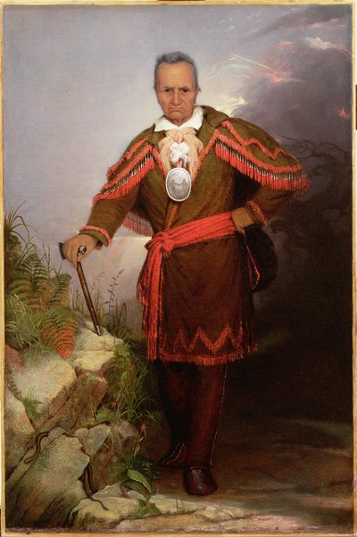 Porträt von Sa-go-ye-wat-hg oder Red Jacket, ca. 1828 von Robert Walter Weir